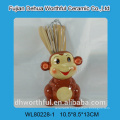 Ceramic spoon of colorful monkey in trade price